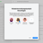 Wiederherstellungskontakt für dein Apple Account